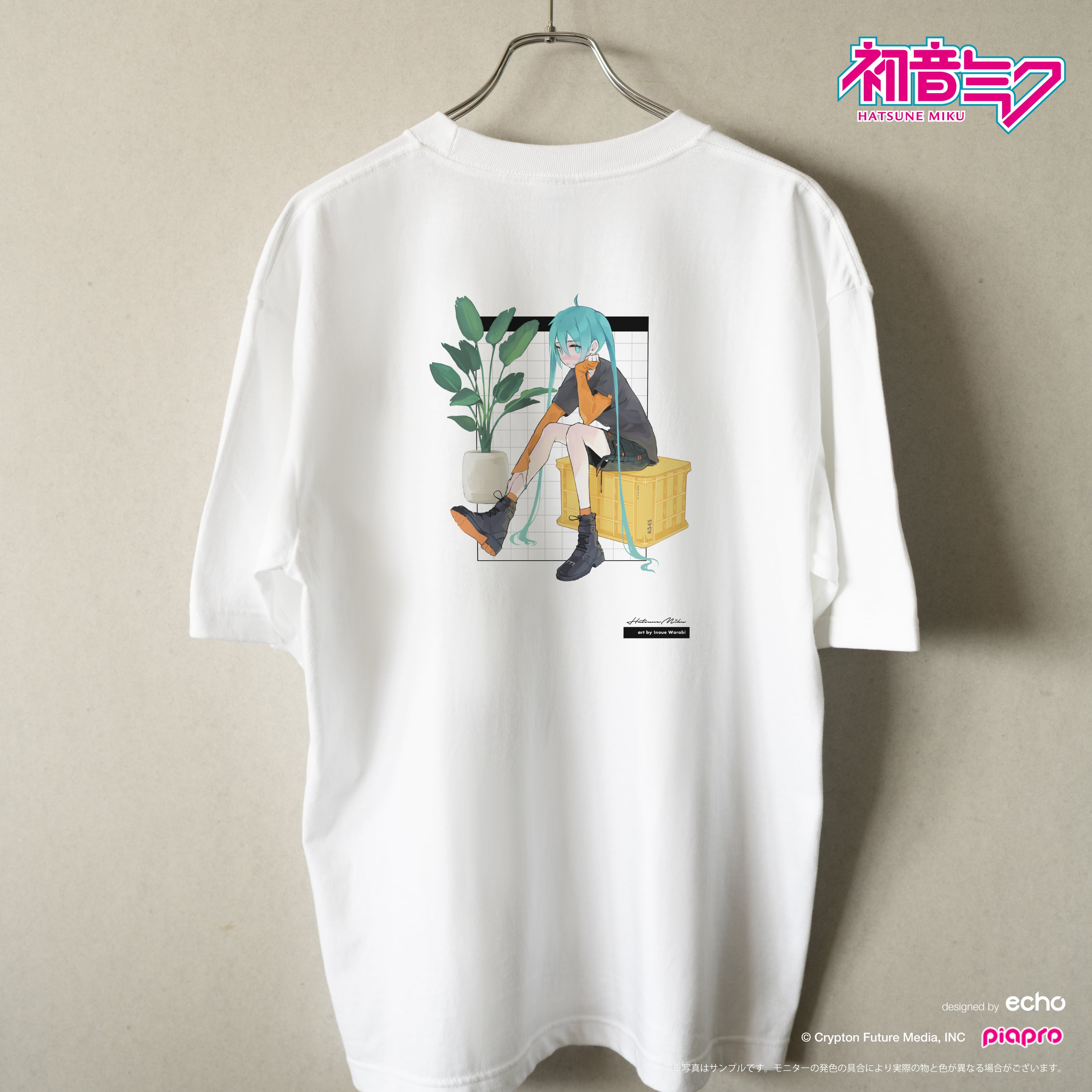 Goods - Shirt) Hatsune Miku Artist Collab Short-Sleeved T-Shirt Inoue