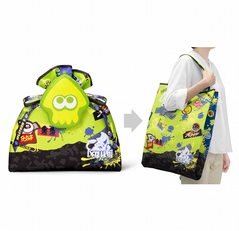 Goods - Bag) SPLATOON 3 Gift-wrap x Eco Bag L (Turf War)