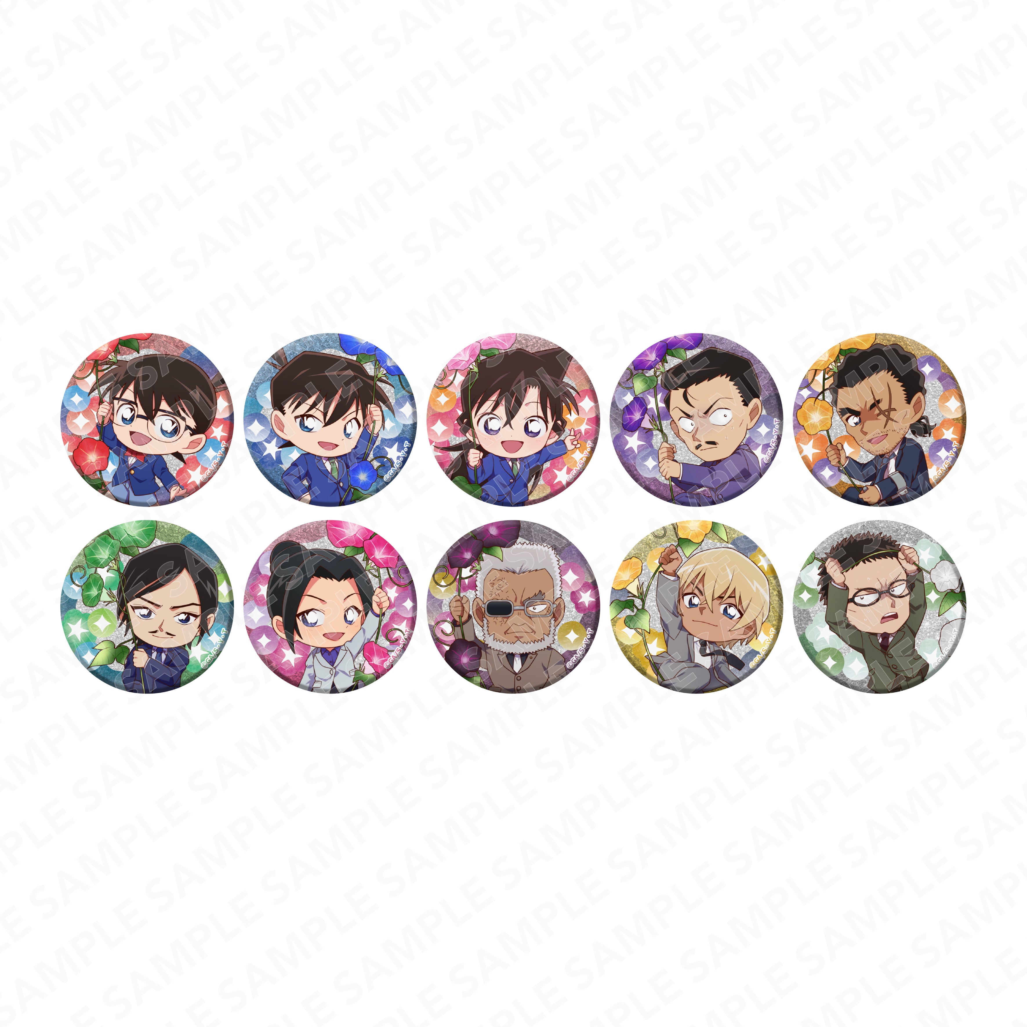 Online Detective Conan Tin Badge