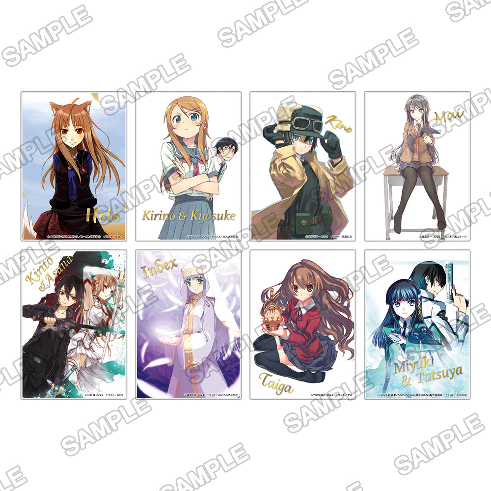 [※Blind](Goods - Bromide) Dengeki Bunko Tradable Acrylic Card 2024