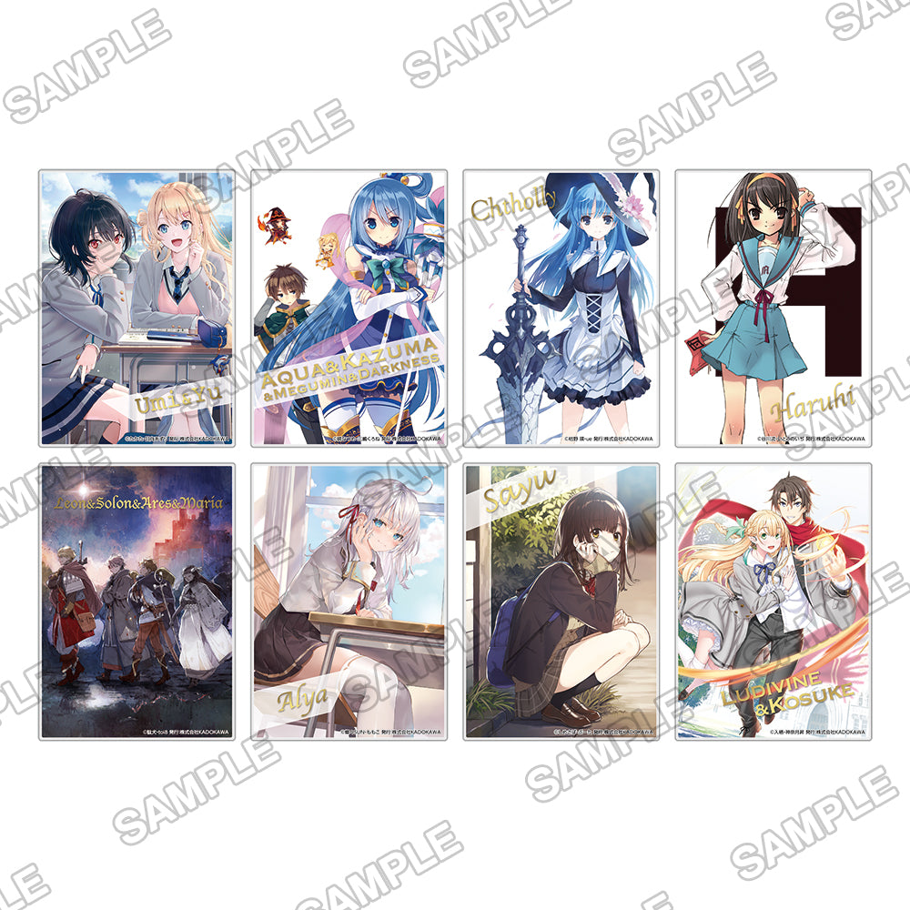 [※Blind](Goods - Bromide) Kadokawa Sneaker Bunko Tradable Acrylic Card 2024