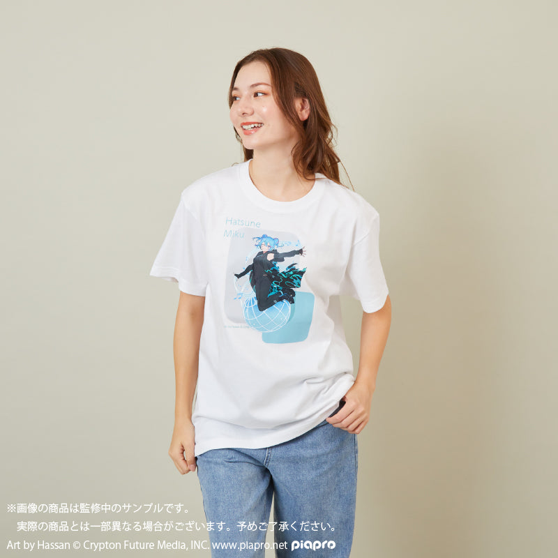 (Goods - Shirt) HATSUNE MIKU EXPO 10th Anniversary T-Shirt (Art by Hassan) - White