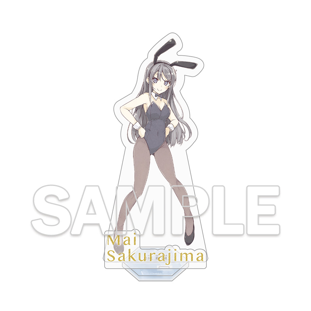 (Goods - Stand Pop) Dengenki Bunko Rascal Does Not Dream Series 10th Anniversary Acrylic Figure Bunny Girl Ver.