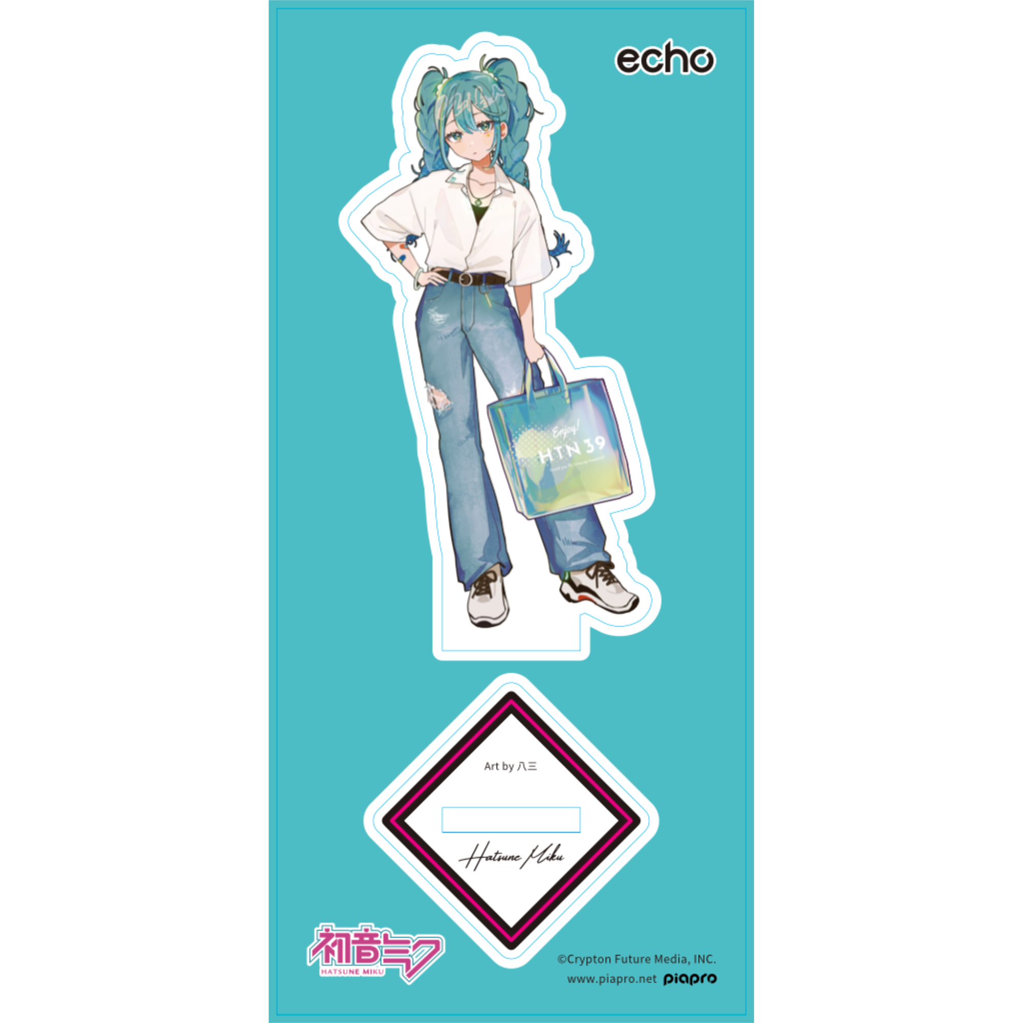 (Goods - Stand Pop) Hatsune Miku Acrylic Stand Art by hassan "CHILL"