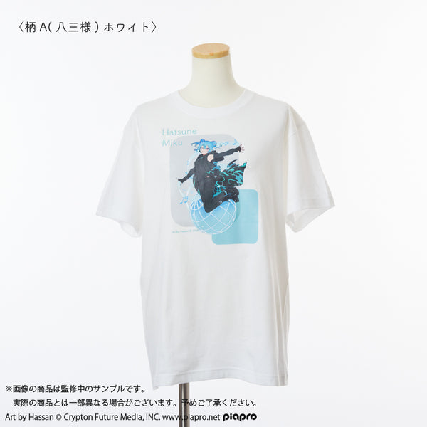 (Goods - Shirt) HATSUNE MIKU EXPO 10th Anniversary T-Shirt (Art by Hassan) - White