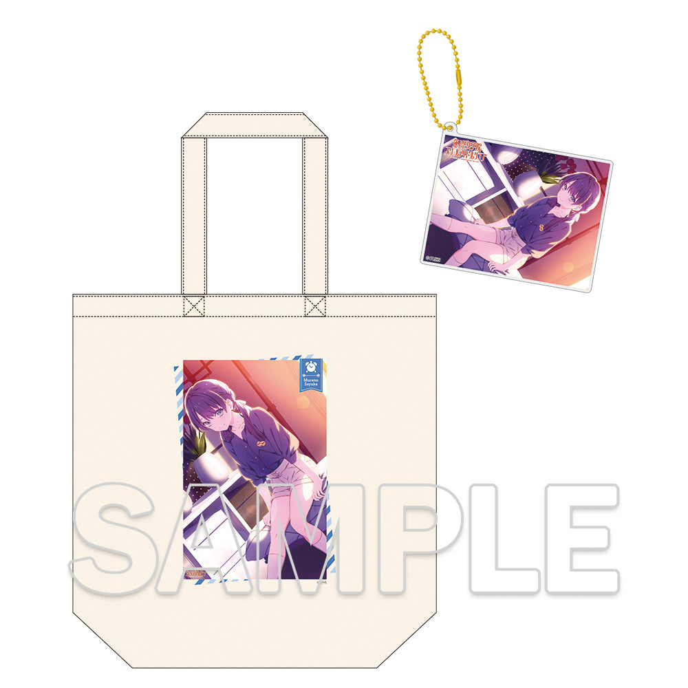 (Goods - Bag) Love Live! Hasunosora Jogakuin School Idol Club Outing Tote Bag & Acrylic Card Keychain Sayaka Murano