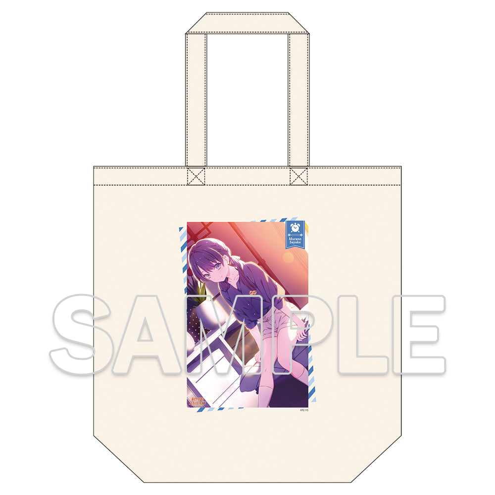 (Goods - Bag) Love Live! Hasunosora Jogakuin School Idol Club Outing Tote Bag & Acrylic Card Keychain Sayaka Murano