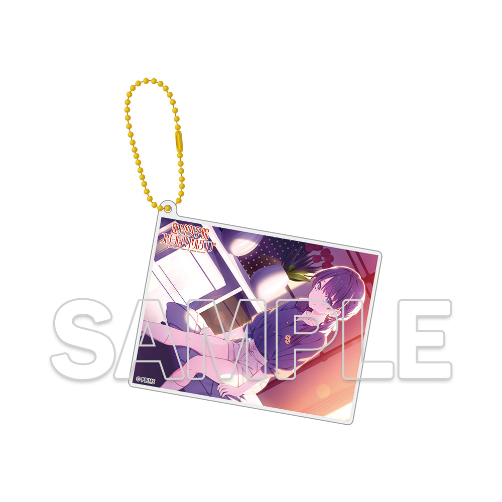 (Goods - Bag) Love Live! Hasunosora Jogakuin School Idol Club Outing Tote Bag & Acrylic Card Keychain Sayaka Murano