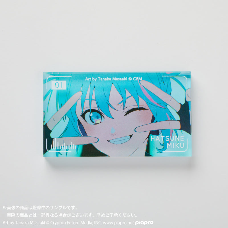 (Goods - Ornament) HATSUNE MIKU EXPO 10th Anniversary Acrylic Blocks Set of 3 (Music Video Stills)