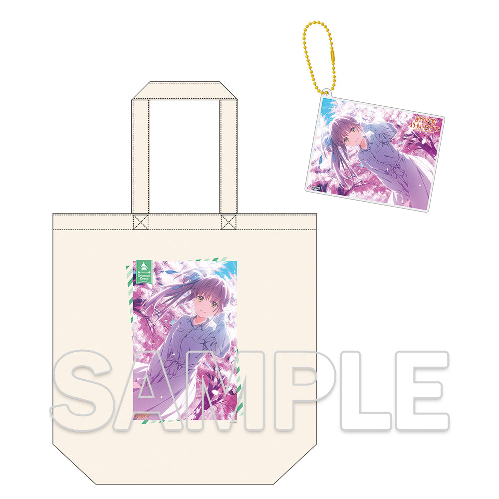 (Goods - Bag) Love Live! Hasunosora Jogakuin School Idol Club Outing Tote Bag & Acrylic Card Keychain Kozue Otomune