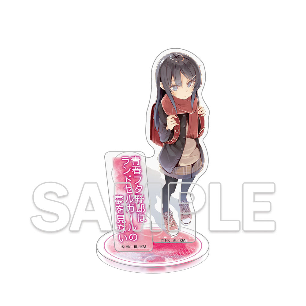 (Goods - Stand Pop) Dengenki Bunko Rascal Does Not Dream Series 10th Anniversary Acrylic Figure - Knapsack Kid Cover Visual Ver.