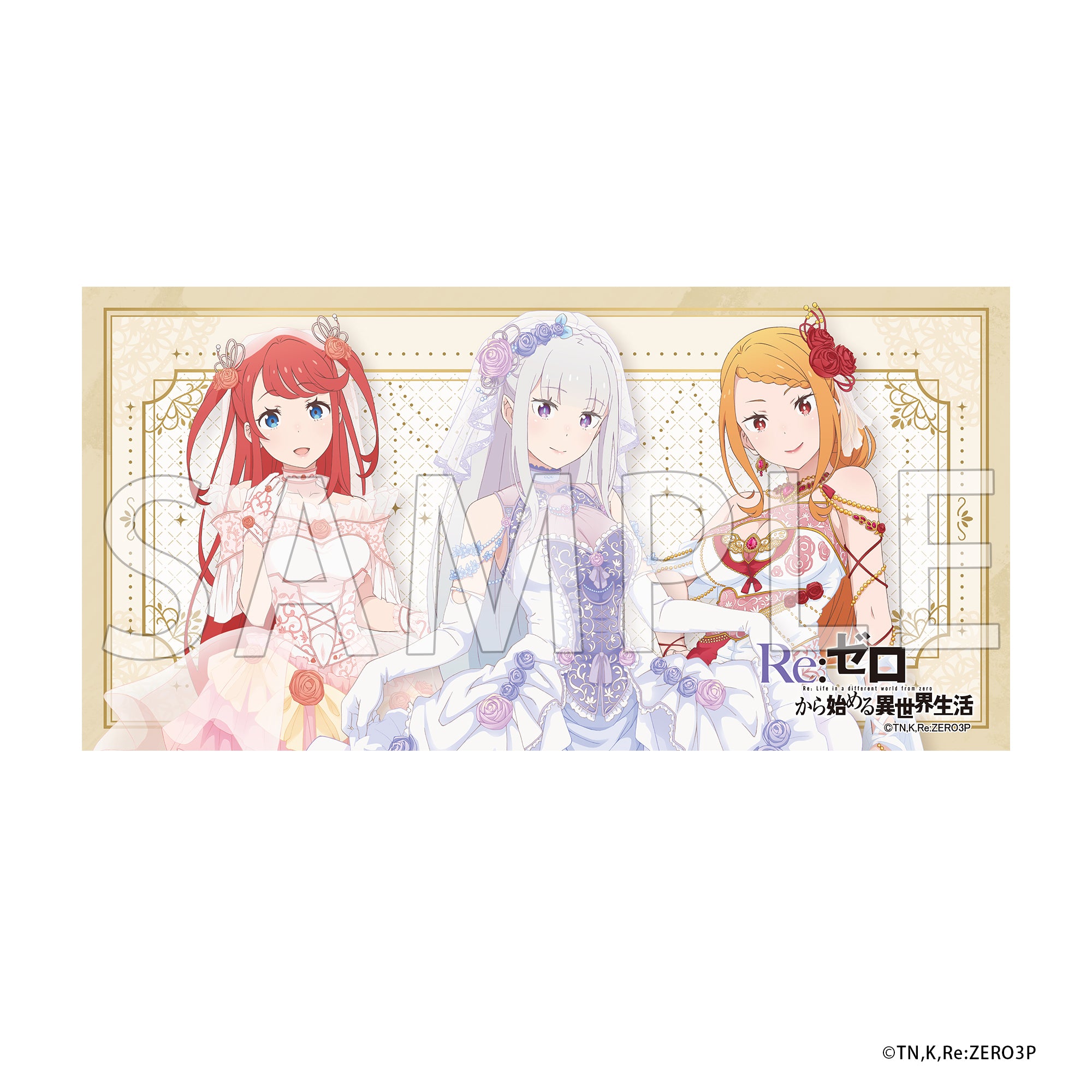 (Goods - Deskmat) Re:ZERO - Starting Life in Another World Desk Mat Wedding ver.