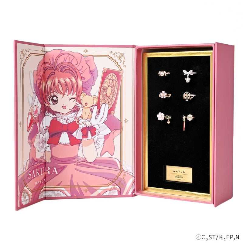 (Goods - Ring) CARDCAPTOR SAKURA ICONIQUE STORY RING OBJET Sakura & Syaoran