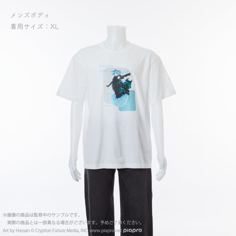 (Goods - Shirt) HATSUNE MIKU EXPO 10th Anniversary T-Shirt (Art by Hassan) - White