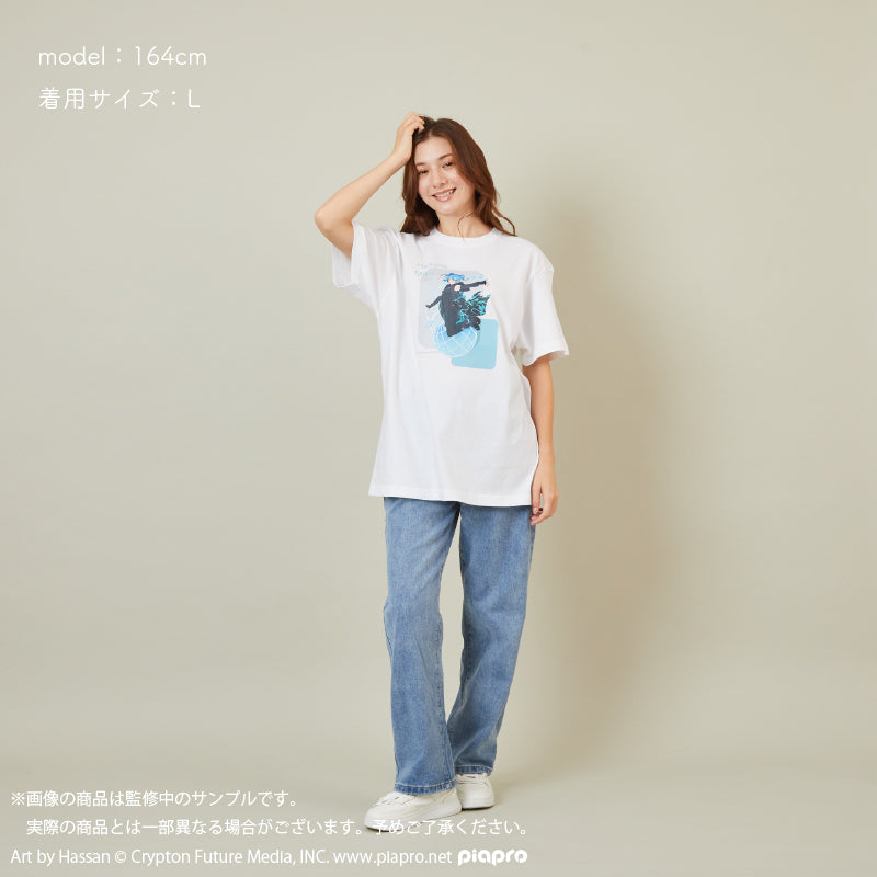 (Goods - Shirt) HATSUNE MIKU EXPO 10th Anniversary T-Shirt (Art by Hassan) - White