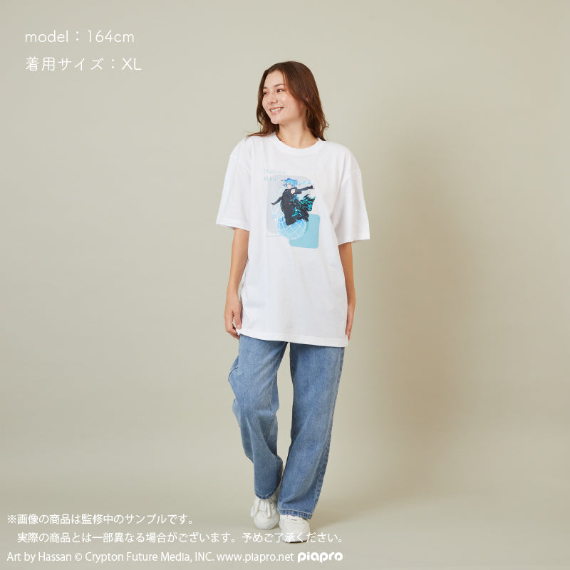 (Goods - Shirt) HATSUNE MIKU EXPO 10th Anniversary T-Shirt (Art by Hassan) - White