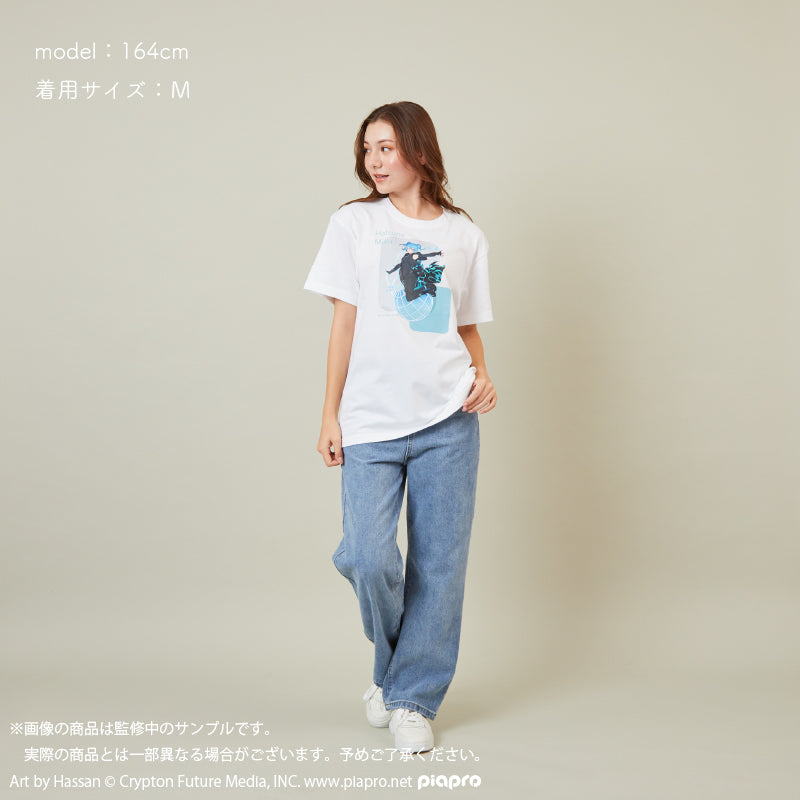 (Goods - Shirt) HATSUNE MIKU EXPO 10th Anniversary T-Shirt (Art by Hassan) - White