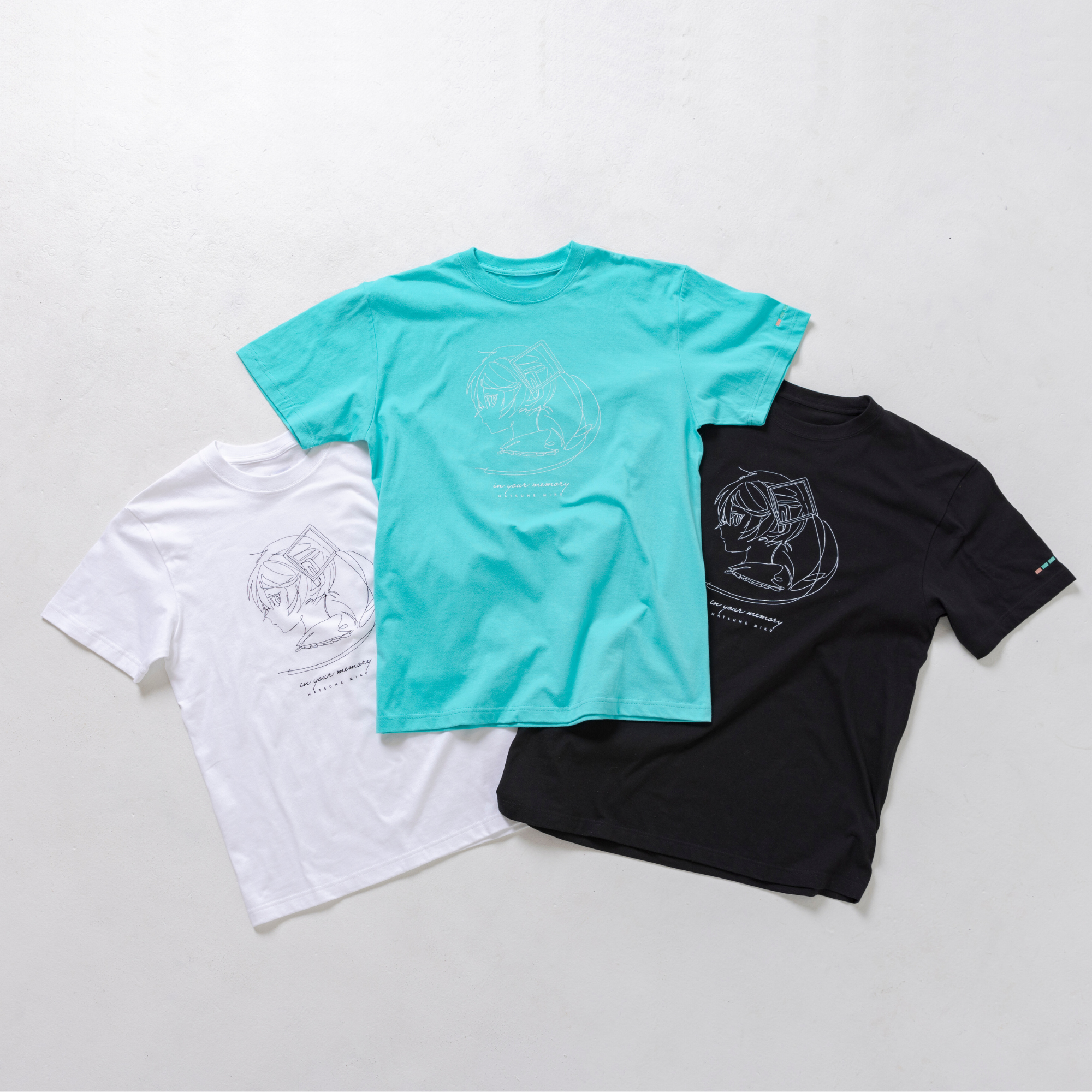 (Goods - Shirt) Hatsune Miku T-Shirt "in your memory"