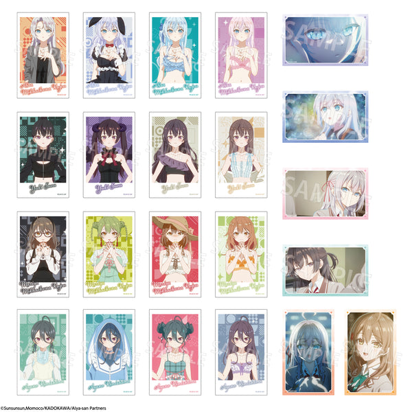 (1BOX=11)(Goods - Bromide) Alya Sometimes Hides Her Feelings in Russian Mini Photo-style Illustrations Collection