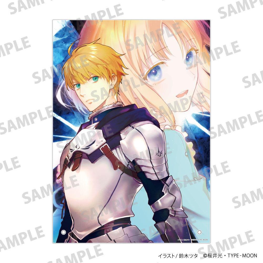 (Goods - Ornament) Fate/Prototype Fragments of Sky Silver Acrylic Artboard