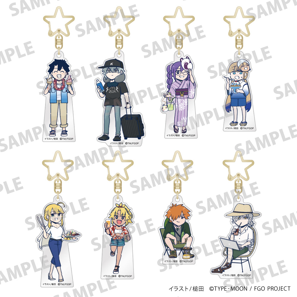 (1BOX=8)(Goods - Key Chain) Fate/Grand Order: Fujimaru Ritsuka Doesn't Get It Tradable Acrylic Keychain PACK