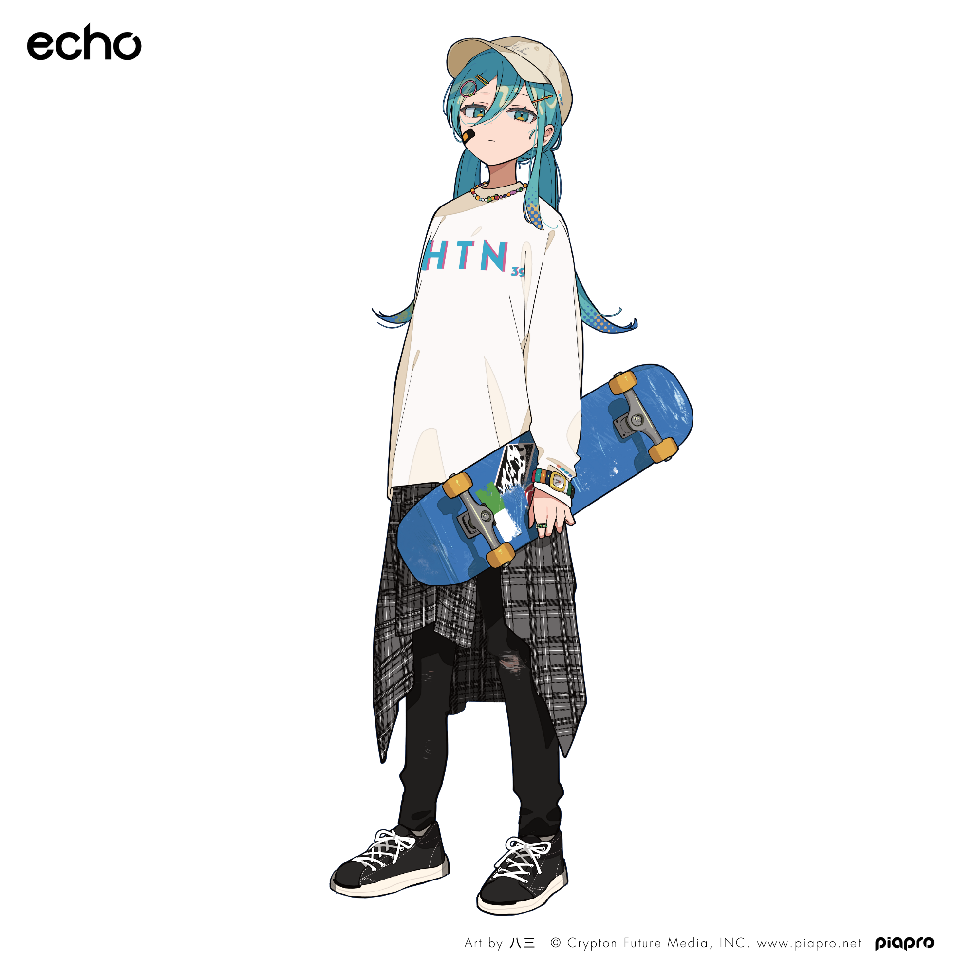 (Goods - Shirt) Hatsune Miku Graphic T-Shirt Art by hassan "HTN39"