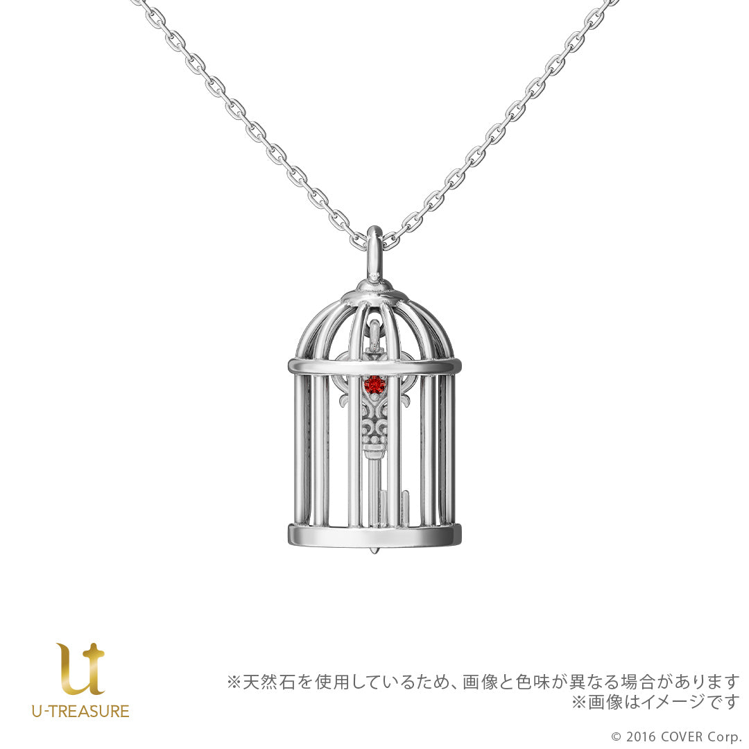 (Goods - Necklace) hololive Houshou Marine I'm Your Treasure Box * You have found captain Marine in a treasure chest Motif Necklace - Platinum {Bonus:Acrylic Stand+Message Card}