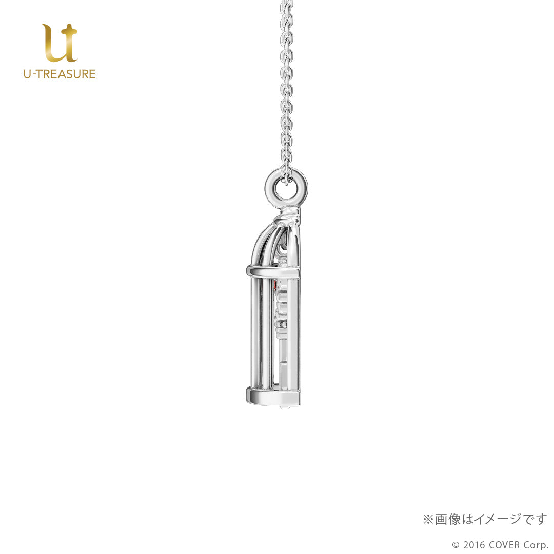 (Goods - Necklace) hololive Houshou Marine I'm Your Treasure Box * You have found captain Marine in a treasure chest Motif Necklace - Platinum {Bonus:Acrylic Stand+Message Card}