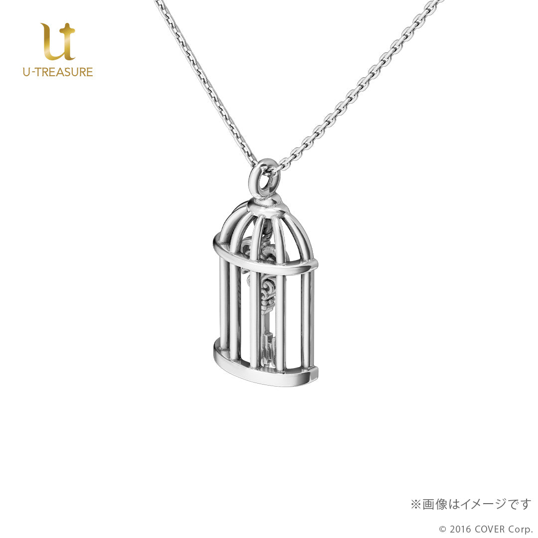 (Goods - Necklace) hololive Houshou Marine I'm Your Treasure Box * You have found captain Marine in a treasure chest Motif Necklace - Platinum {Bonus:Acrylic Stand+Message Card}