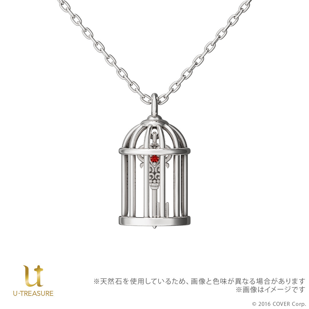 (Goods - Necklace) hololive Houshou Marine I'm Your Treasure Box * You have found captain Marine in a treasure chest Motif Necklace - Silver {Bonus:Art Card}