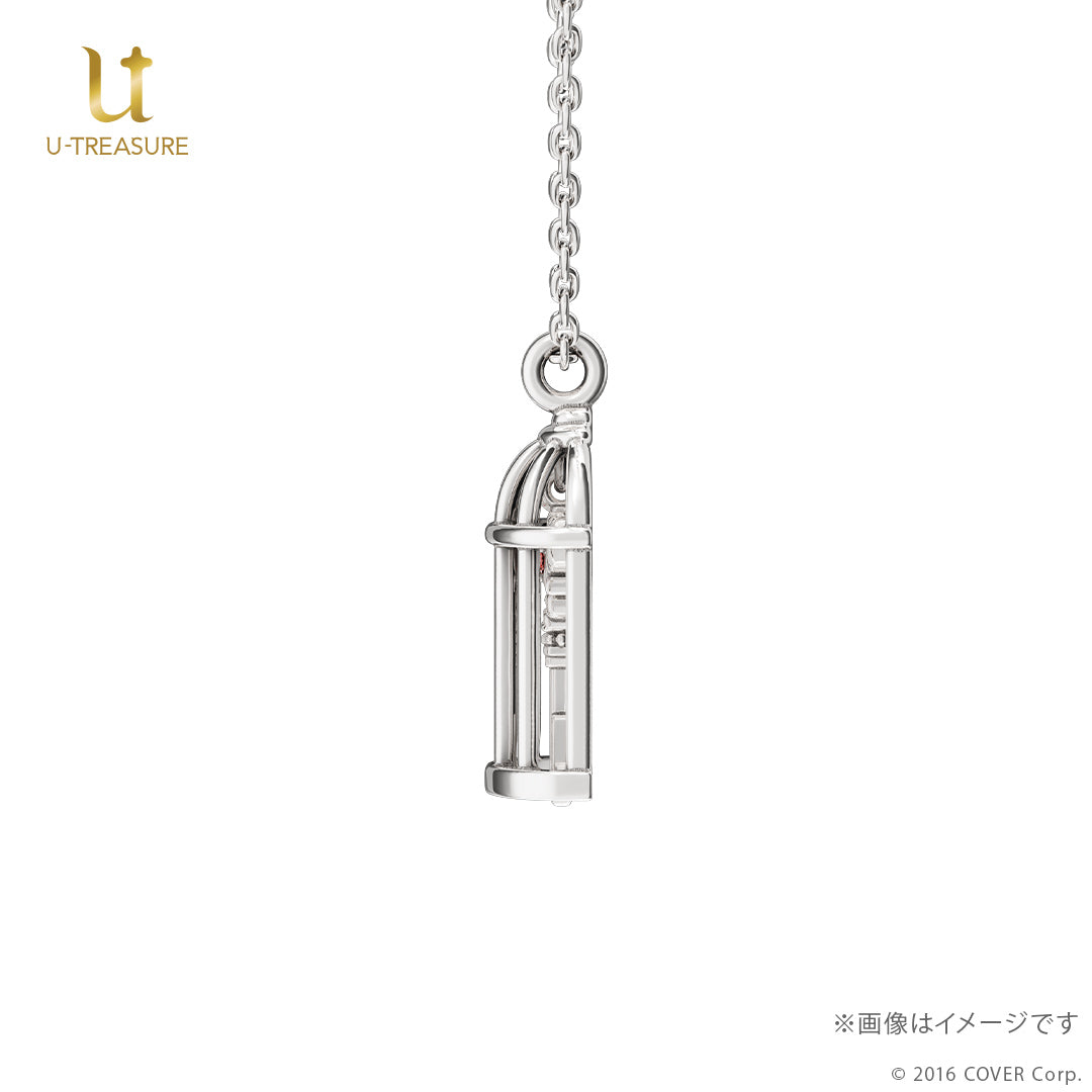 (Goods - Necklace) hololive Houshou Marine I'm Your Treasure Box * You have found captain Marine in a treasure chest Motif Necklace - Silver {Bonus:Art Card}