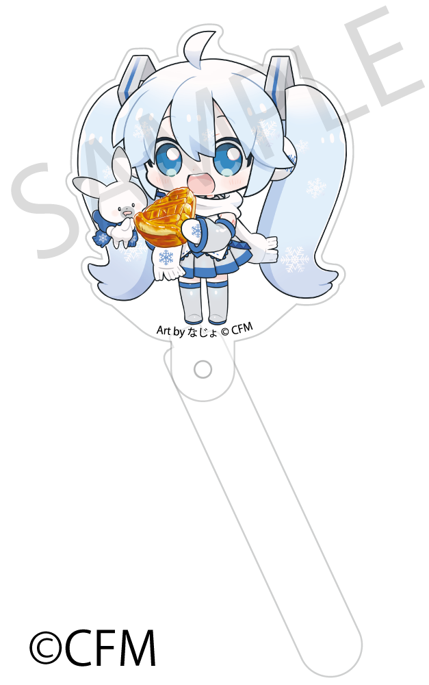 (Goods - Stand Pop) Snow Miku x Hirohako Acrylic Prop and Stand Hirosaki Snow Miku - Art by Nazyo