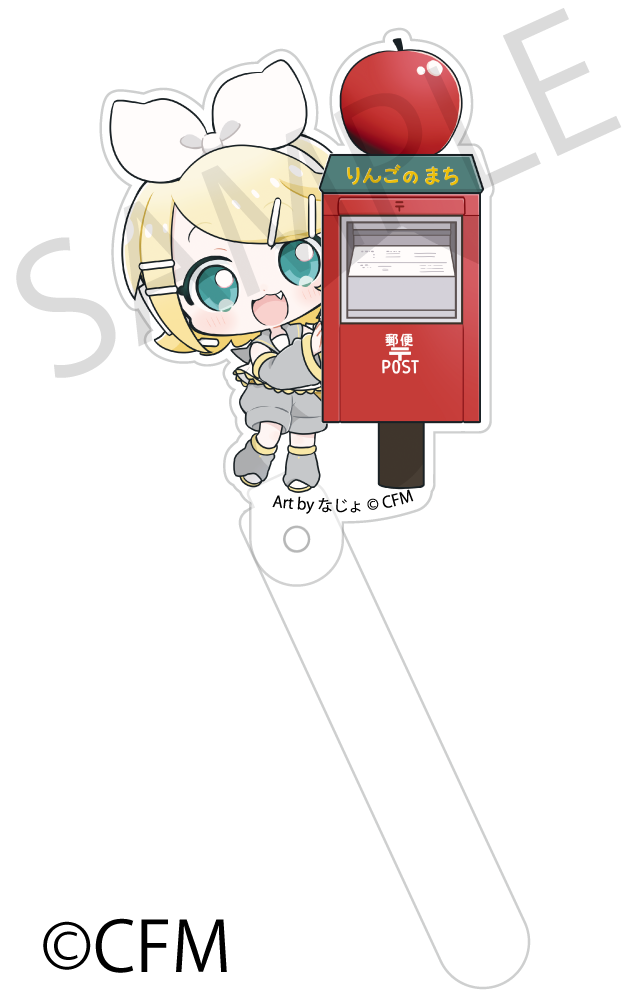 (Goods - Stand Pop) Snow Miku x Hirohako Acrylic Prop and Stand Hirosaki Kagamine Rin - Art by Nazyo