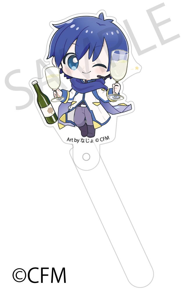 (Goods - Stand Pop) Snow Miku x Hirohako Acrylic Prop and Stand Hirosaki KAITO - Art by Nazyo