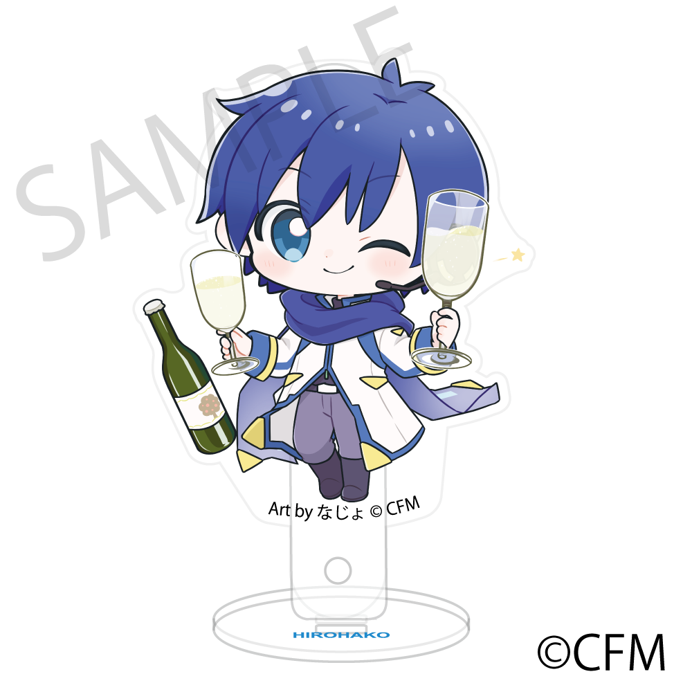 (Goods - Stand Pop) Snow Miku x Hirohako Acrylic Prop and Stand Hirosaki KAITO - Art by Nazyo