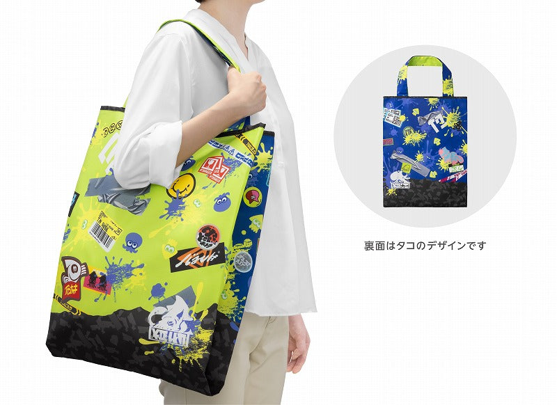 (Goods - Bag) SPLATOON 3 Gift-wrap x Eco Bag L (Turf War)