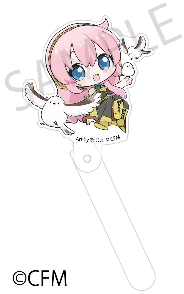 (Goods - Stand Pop) Snow Miku x Hirohako Acrylic Prop and Stand Hakodate Megurine Luka - Art by Nazyo