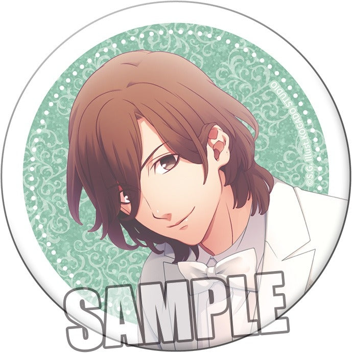 (Goods - Badge) Uta no Prince-sama BIG Glitter Button Badge QUARTET IDOL SONG Ver. - Reiji Kotobuki