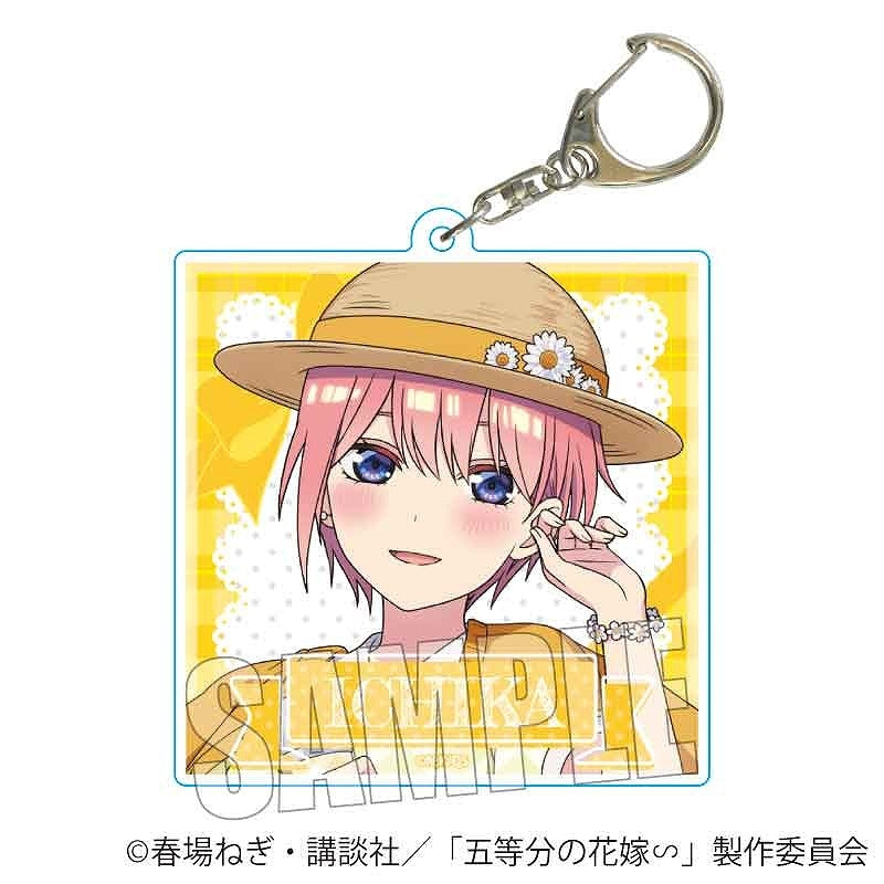 (Goods - Key Chain) The Quintessential Quintuplets Medium-Sized Acrylic Key Chain Ichika Nakano Picnic ver.