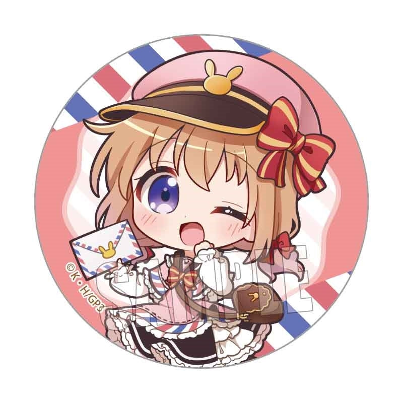 (Goods - Badge) Is the Order a Rabbit? BLOOM Button Badge Cocoa Mailman ver.