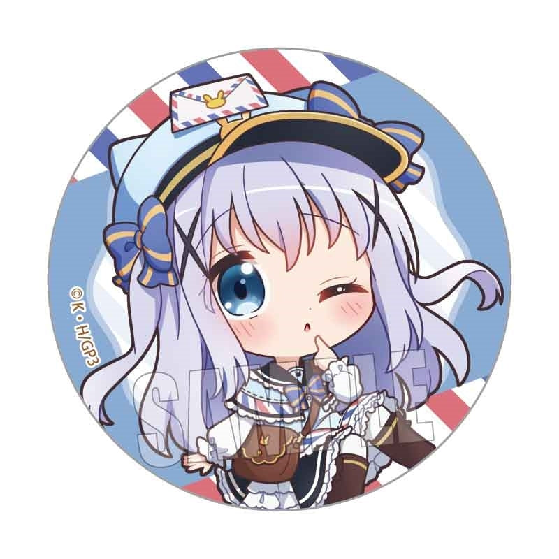 (Goods - Badge) Is the Order a Rabbit? BLOOM Button Badge Chino Mailman ver.