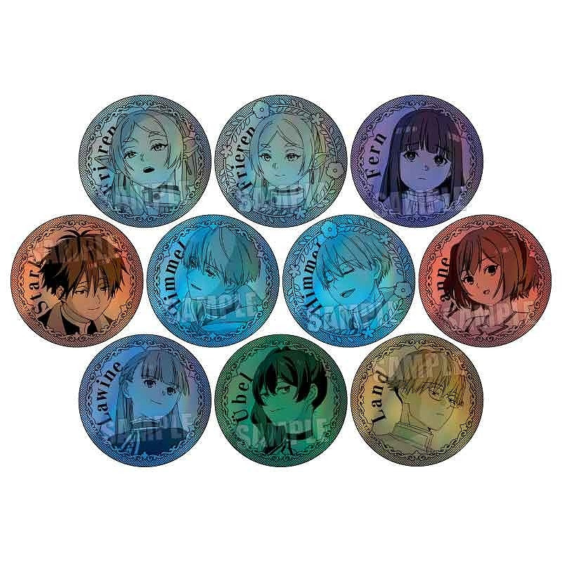 (1BOX=10)(Goods - Badge) Frieren: Beyond Journey's End Trading Holographic Button Badge