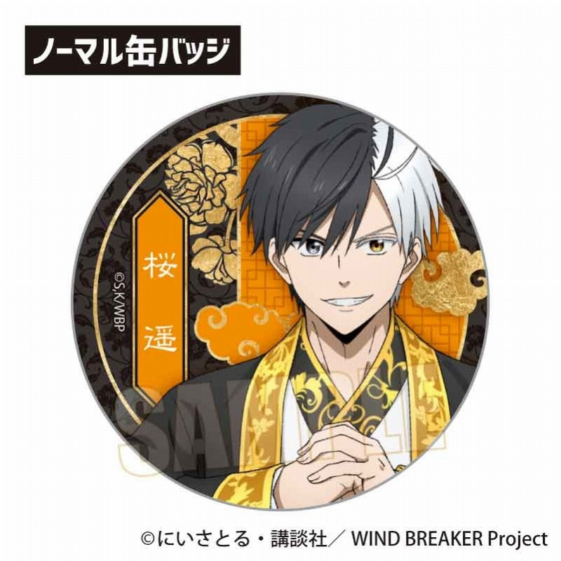 [※Blind](1BOX=6)(Goods - Badge) WIND BREAKER Trading Button Badge Throne ver.