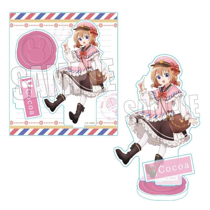 (Goods - Acrylic Stand) Is the Order a Rabbit? BLOOM Acrylic Stand Cocoa Mailman ver.