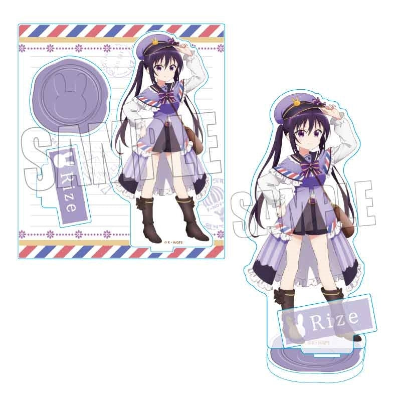 (Goods - Acrylic Stand) Is the Order a Rabbit? BLOOM Acrylic Stand Rize Mailman ver.