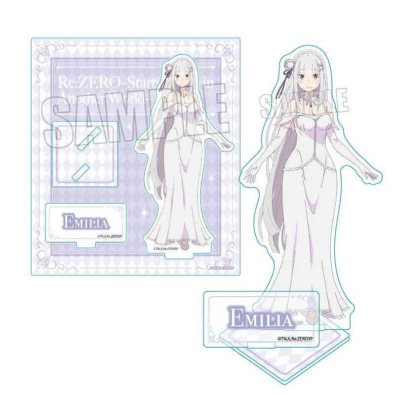 (Goods - Stand Pop) Re:Zero - Starting Life in Another World Acrylic Stand Emilia (Wedding Dress)