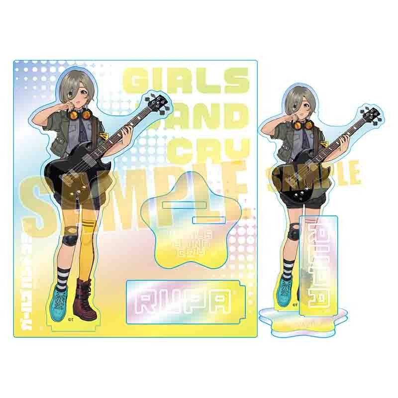 (Goods - Stand Pop) Girls Band Cry Iridescent Acrylic Stand Rupa