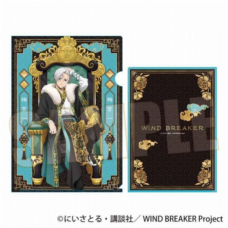 (Goods - Clear File) WIND BREAKER Clear File Hajime Umemiya Throne ver.