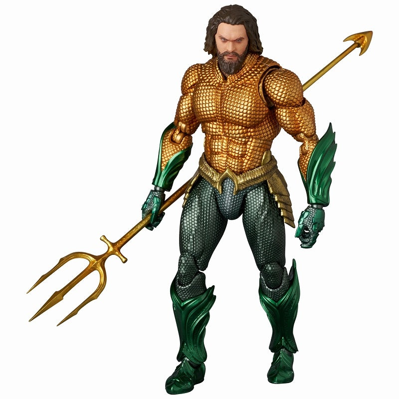 (Action Figure) MAFEX No.267 MAFEX AQUAMAN (GOLD & GREEN SUIT)