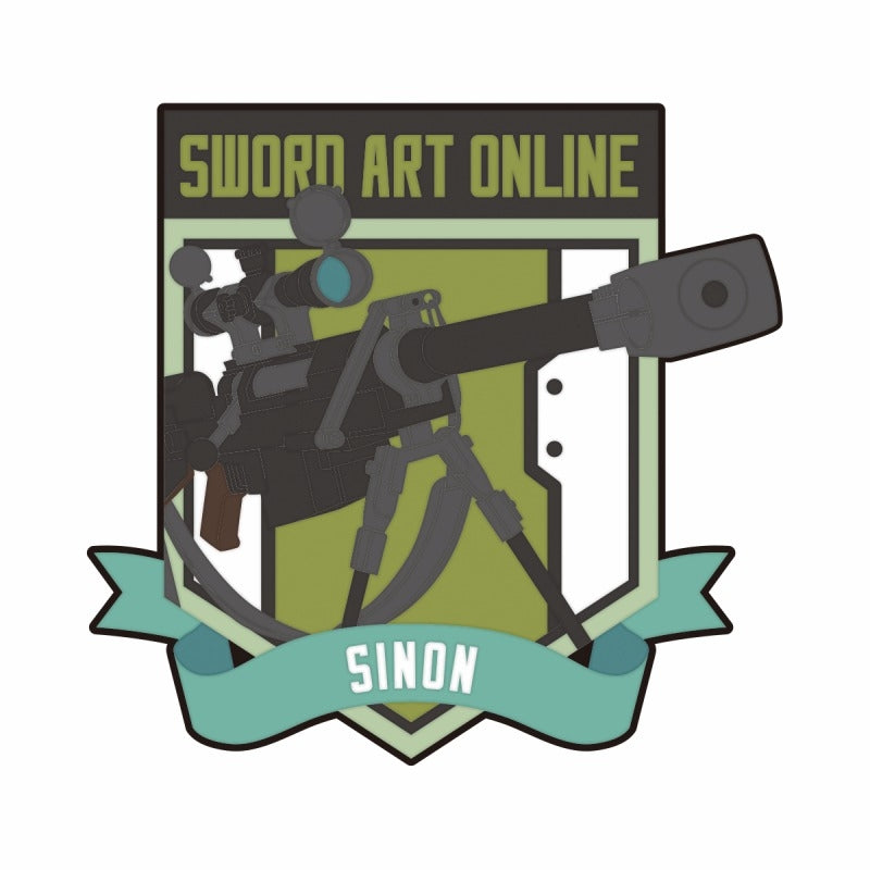 (Goods - Patch) Sword Art Online x Sword Art Online Alternative: Gun Gale Online II Embroidered Patch Shinon